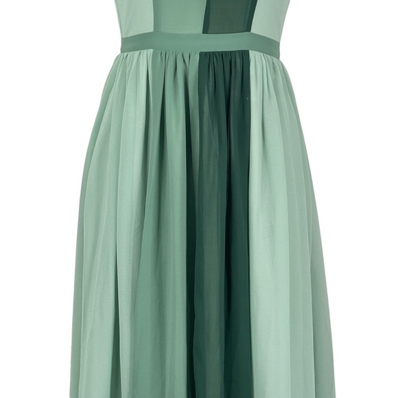 ModCloth Dress XS Wicked Elphaba Hi Low Maxi Flowy Whimsical Fairycore Ren Faire - Picture 4 of 10